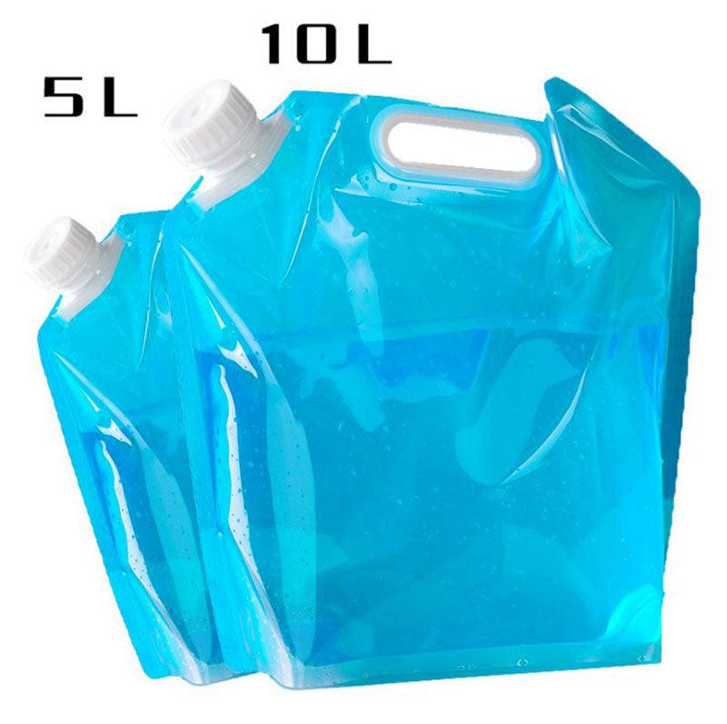 PVC Outdoor Camping Hiking Foldable Portable Water Bags Container - Homes Carts