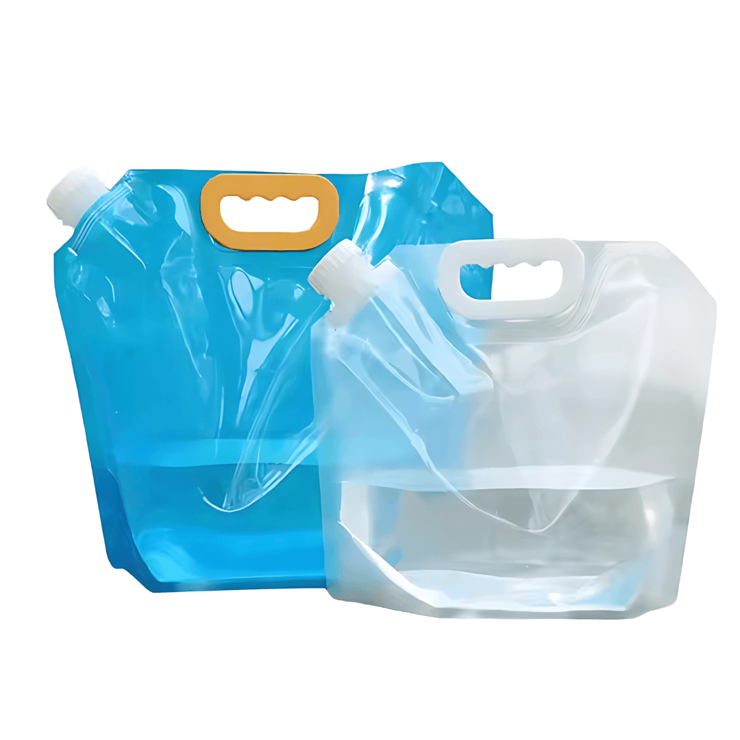 PVC Outdoor Camping Hiking Foldable Portable Water Bags Container - Homes Carts