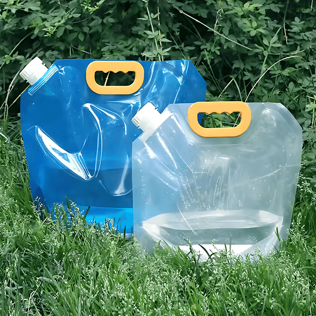 PVC Outdoor Camping Hiking Foldable Portable Water Bags Container - Homes Carts