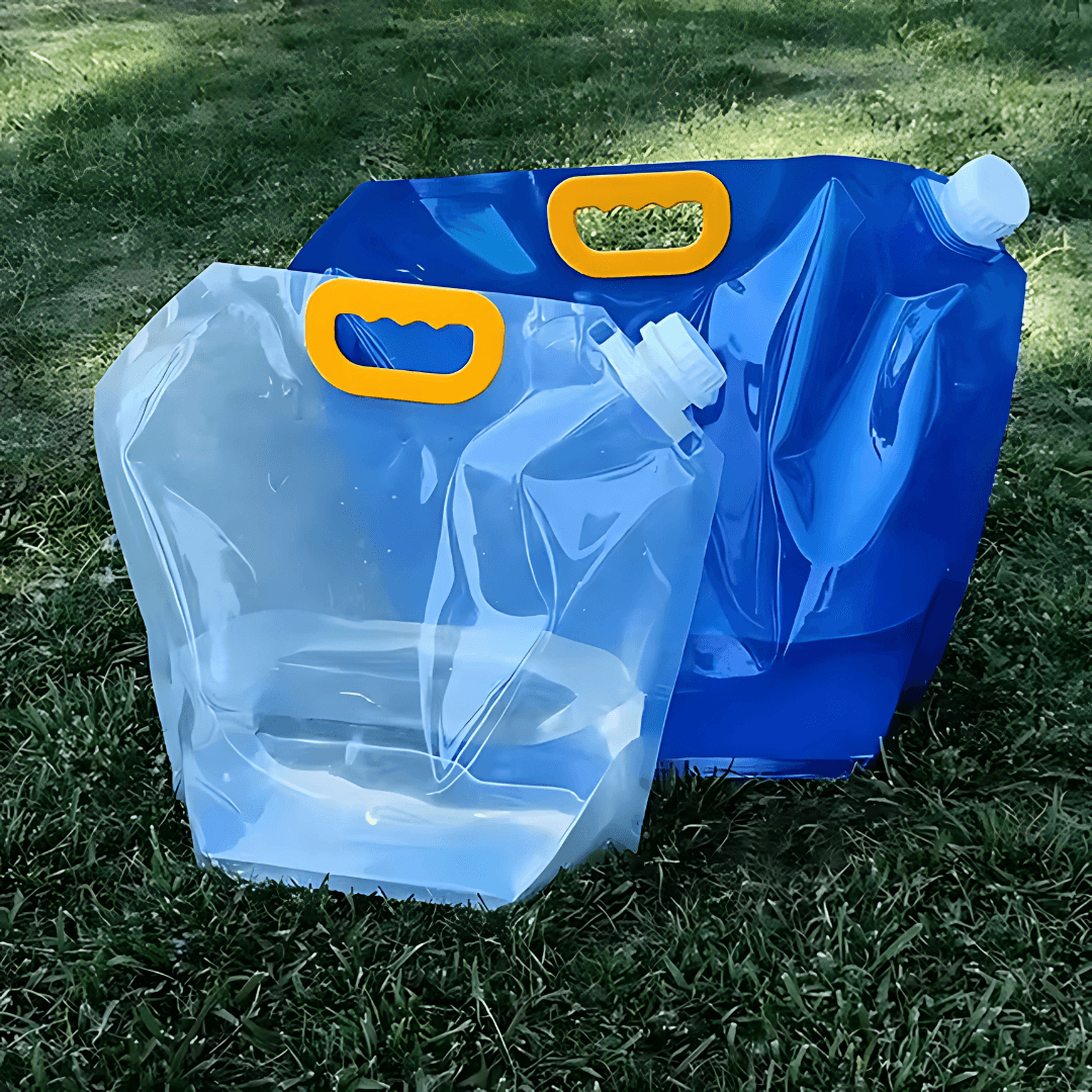 PVC Outdoor Camping Hiking Foldable Portable Water Bags Container - Homes Carts