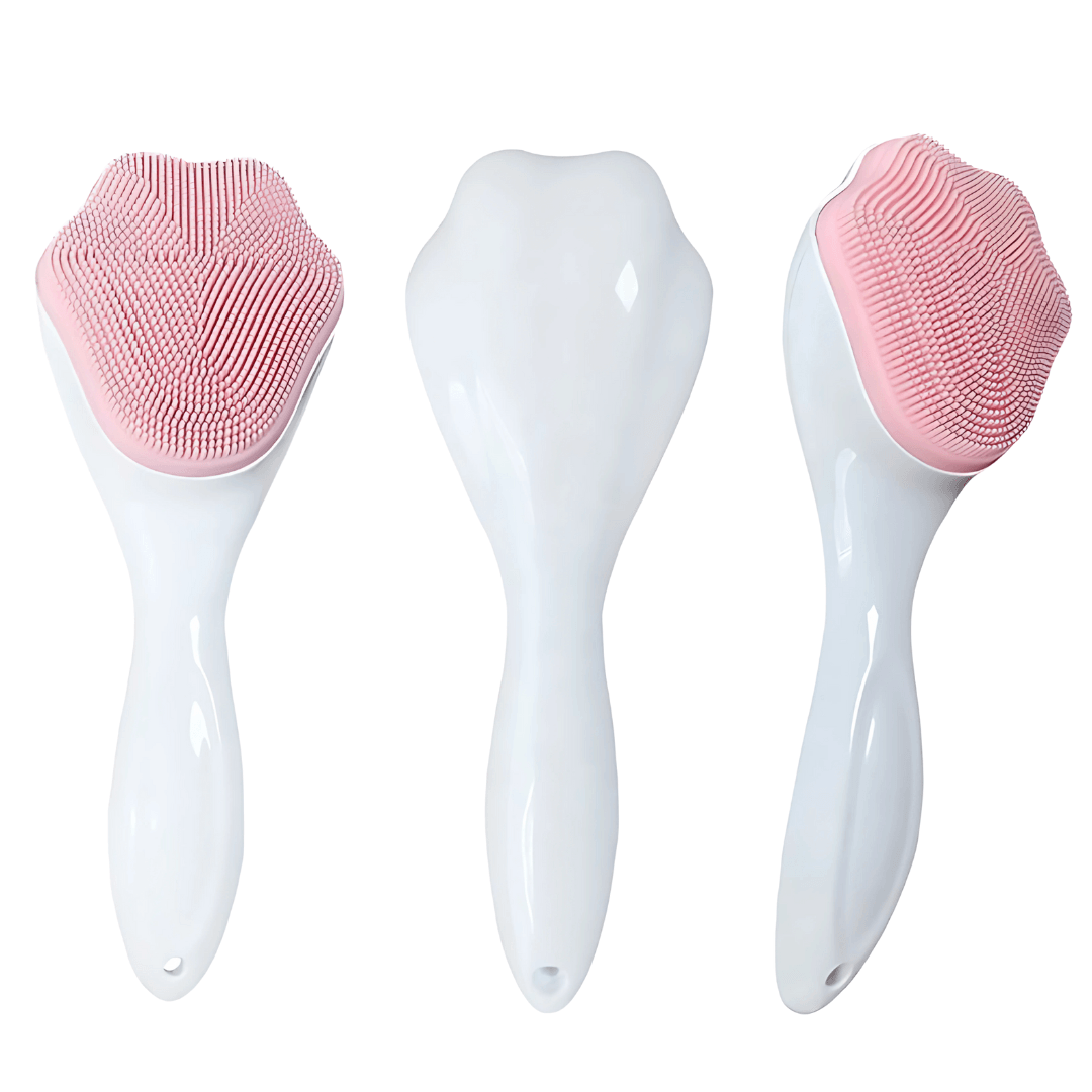 Handheld Silicone Face Scrubber Exfoliator - Homes Carts