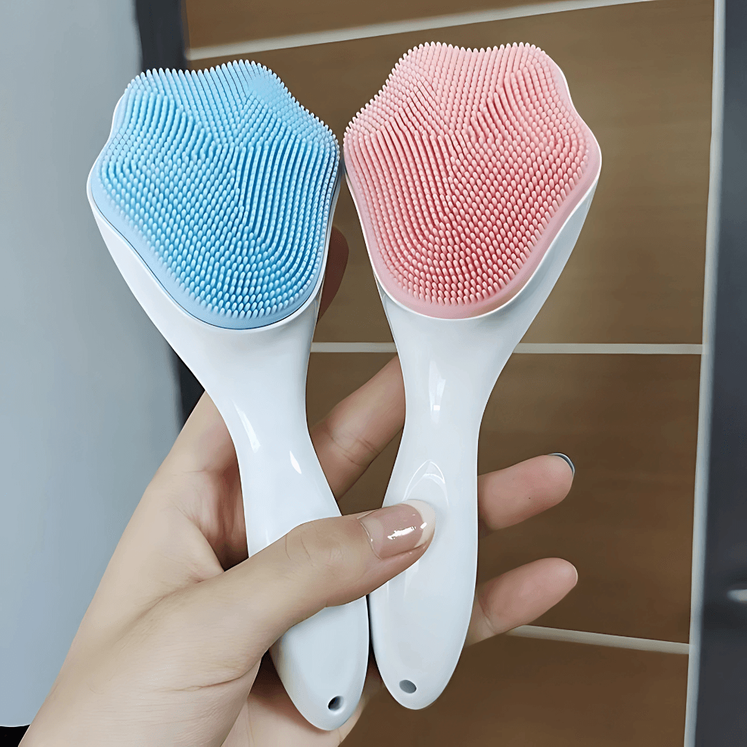 Handheld Silicone Face Scrubber Exfoliator - Homes Carts