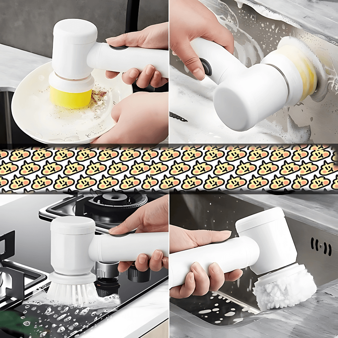 Rechargeable Electric Kitchen Scrubber - Homes Carts