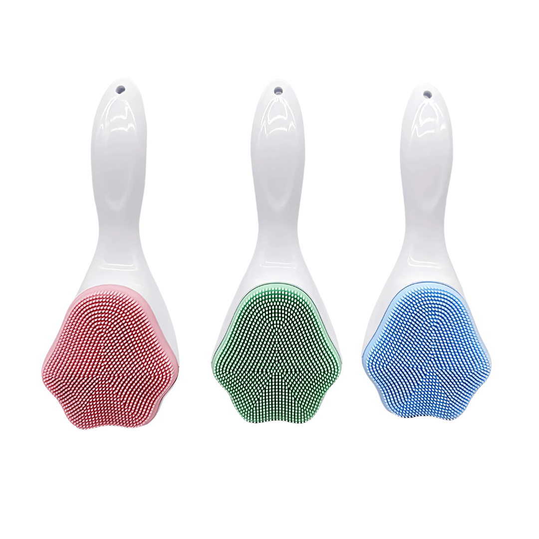 Handheld Silicone Face Scrubber Exfoliator - Homes Carts