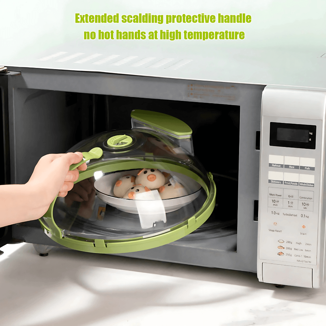 High-Temperature Microwave Splash Cover - Homes Carts