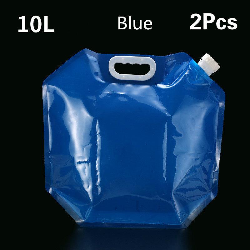 PVC Outdoor Camping Hiking Foldable Portable Water Bags Container - Homes Carts