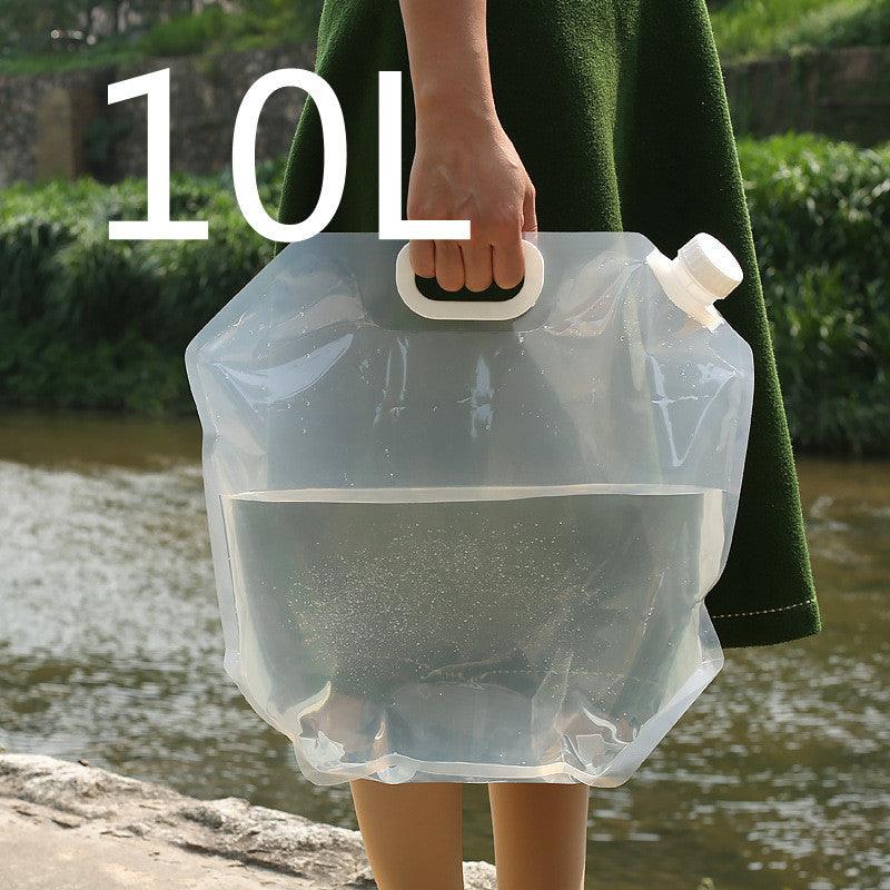 PVC Outdoor Camping Hiking Foldable Portable Water Bags Container - Homes Carts