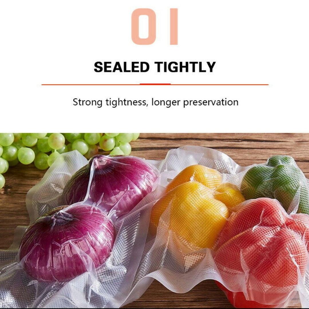 Vacuum Sealer Bags Precut Food Storage Saver Heat Seal Cryovac BPA-Free - Homes Carts