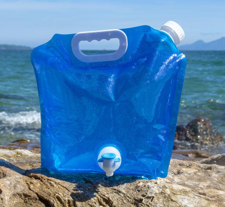 PVC Outdoor Camping Hiking Foldable Portable Water Bags Container - Homes Carts