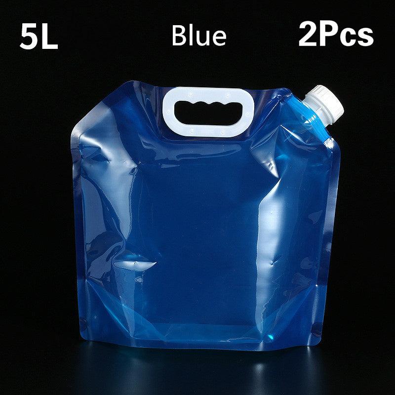 PVC Outdoor Camping Hiking Foldable Portable Water Bags Container - Homes Carts