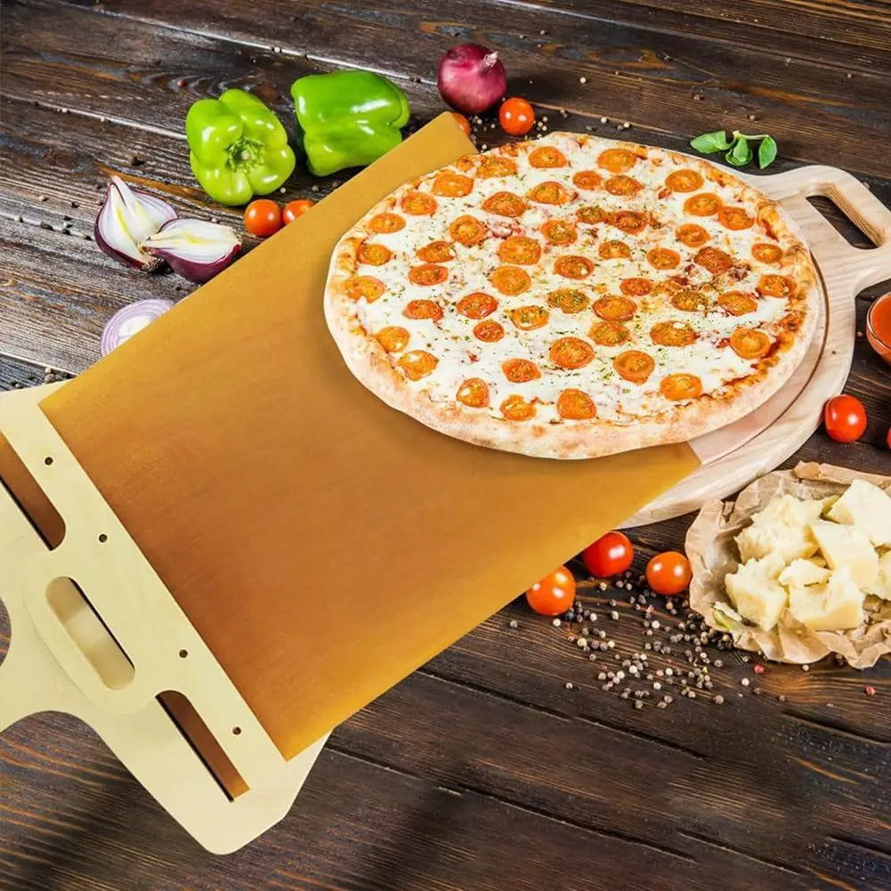 Non-Stick Pizza Peel for Easy Sliding and Serving