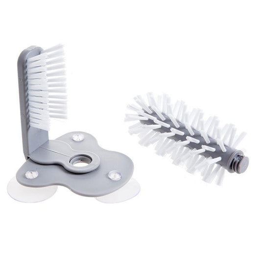 New Kitchen Accessories 2 In 1 Cup Scrubber Glass Cleaner Bottles Brush Sink Drink Mug Wine Suction Cup Cleaning Brush Gadgets - Homes Carts