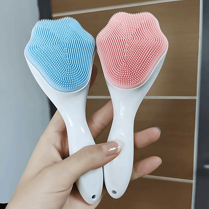 Handheld Silicone Face Scrubber Exfoliator - Homes Carts